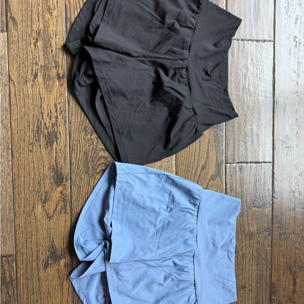 HALARA Women's Shorts - Black and Blue